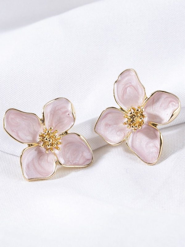 Aretes en forma de Flor