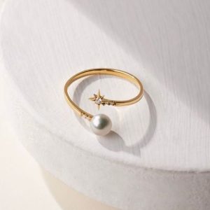 Anillo Stelar con perla